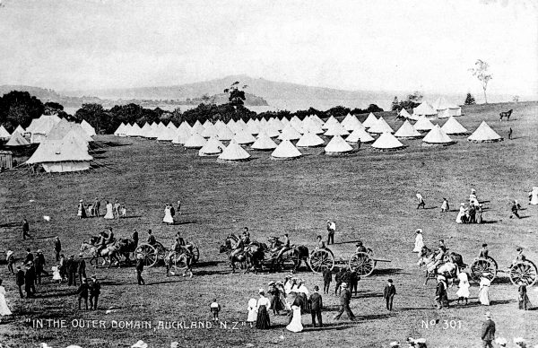 79_Cairn_03 The Domain served the battalion as the location for Easter camps (above) and fifty men were sent as Rough Riders to the Boer War (bottom).